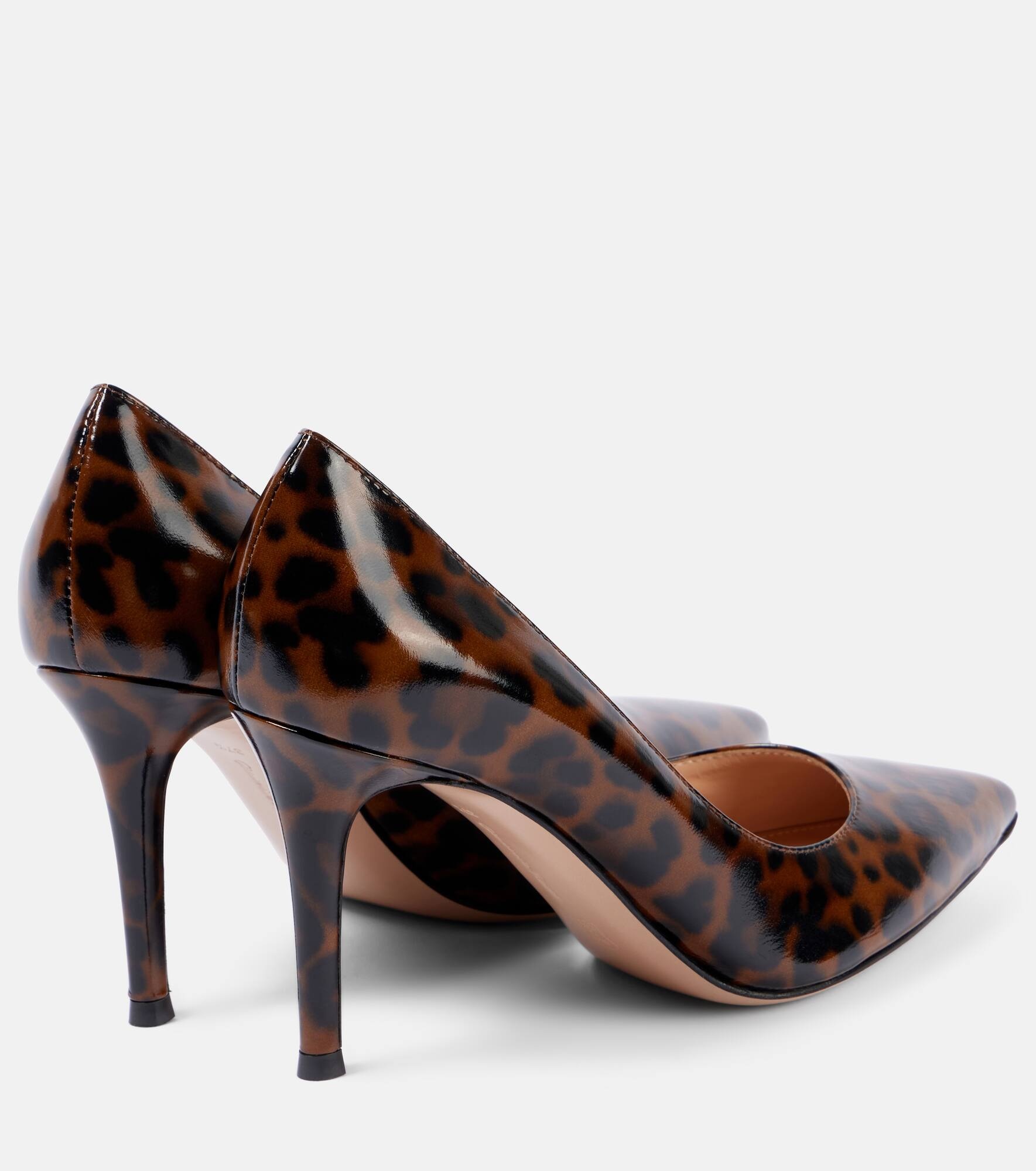 Gianvito 85 leather pumps - 3