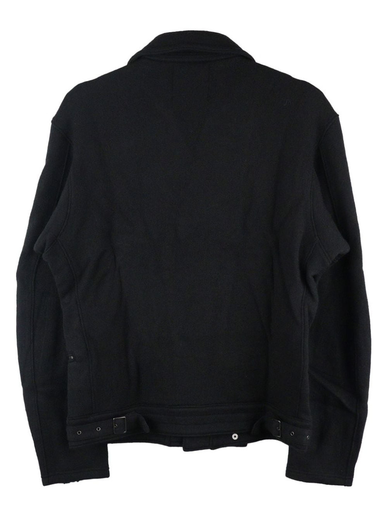 Yohji Yamamoto Re felted biker jacket outlook