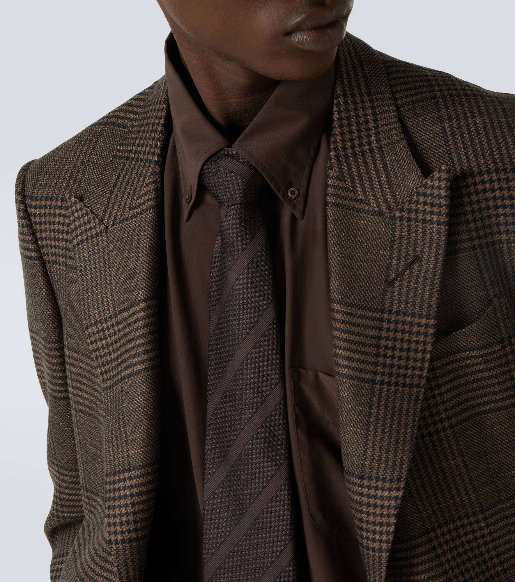 Striped silk tie - 3