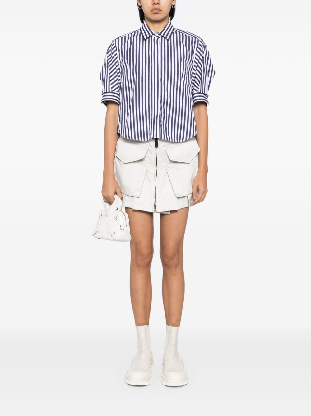 pleat detailing shorts - 2