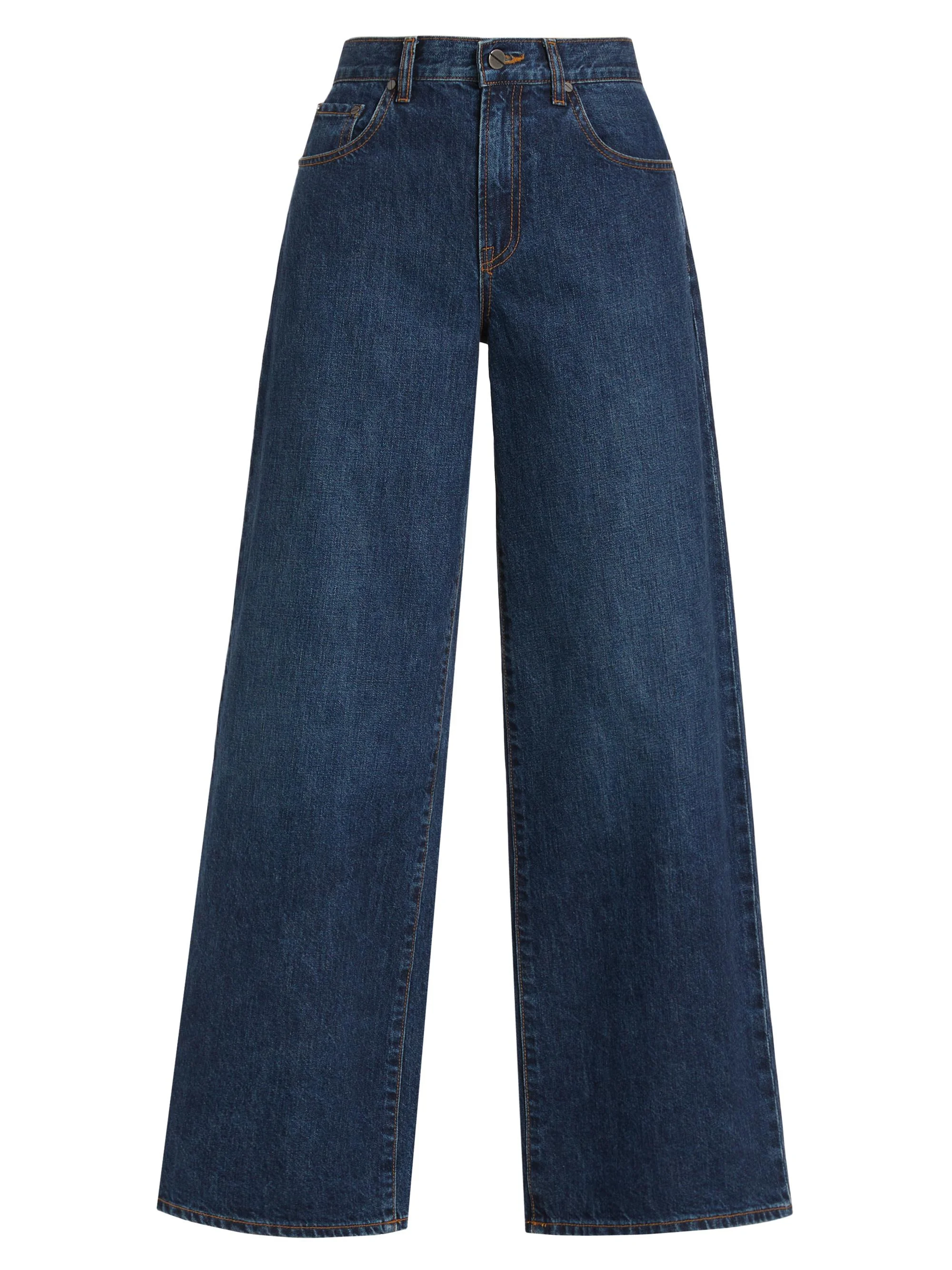 Women's Tiny Dancer Wide-Leg Jeans - Dark Wash - 1