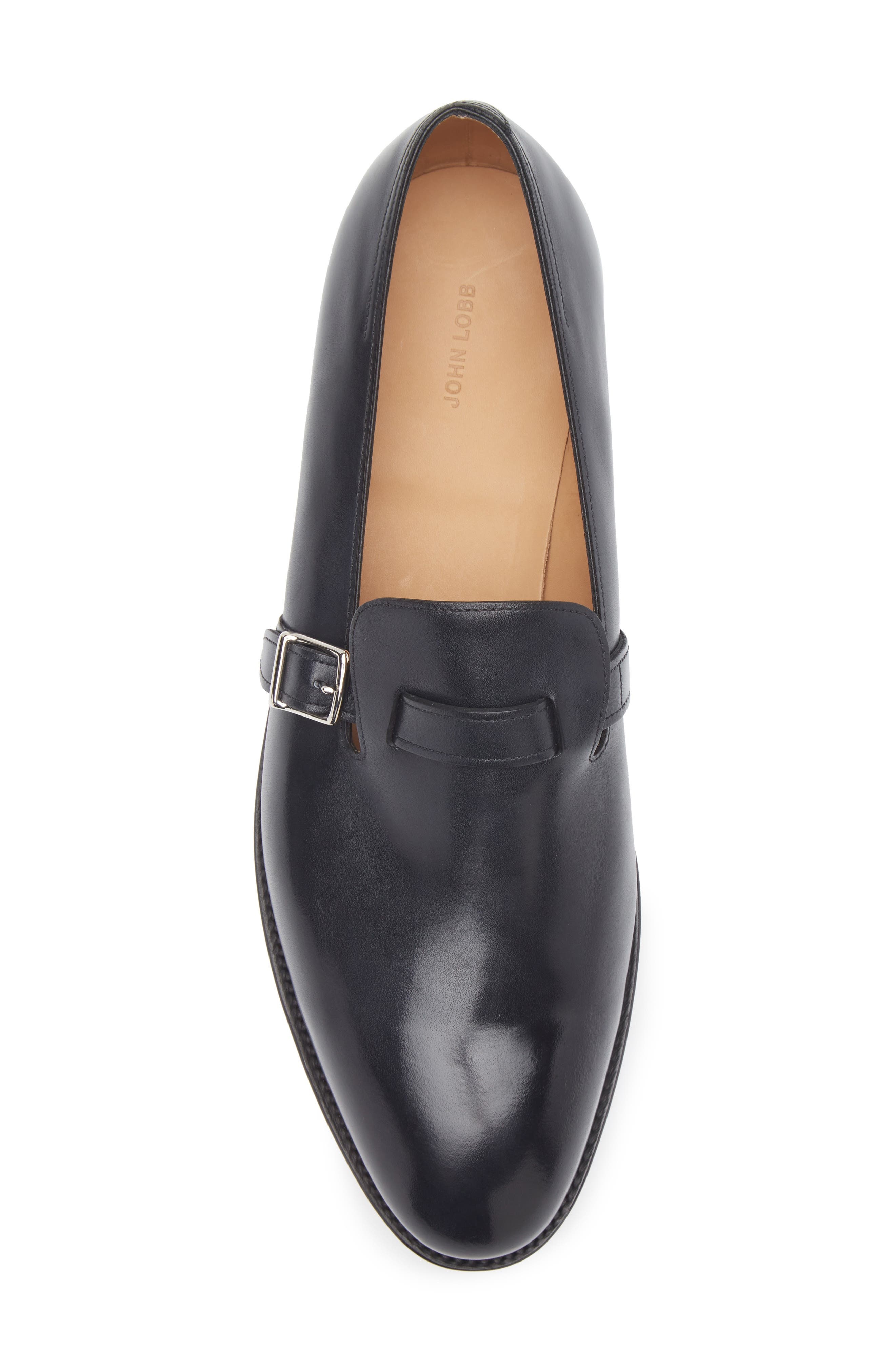 John Lobb Delano II Buckle Loafer in Midnight at Nordstrom - 4