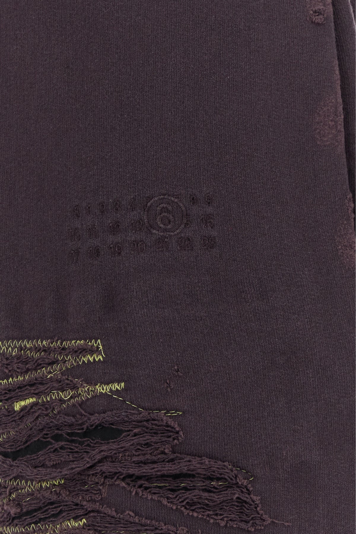 Aubergine cotton joggers - 3