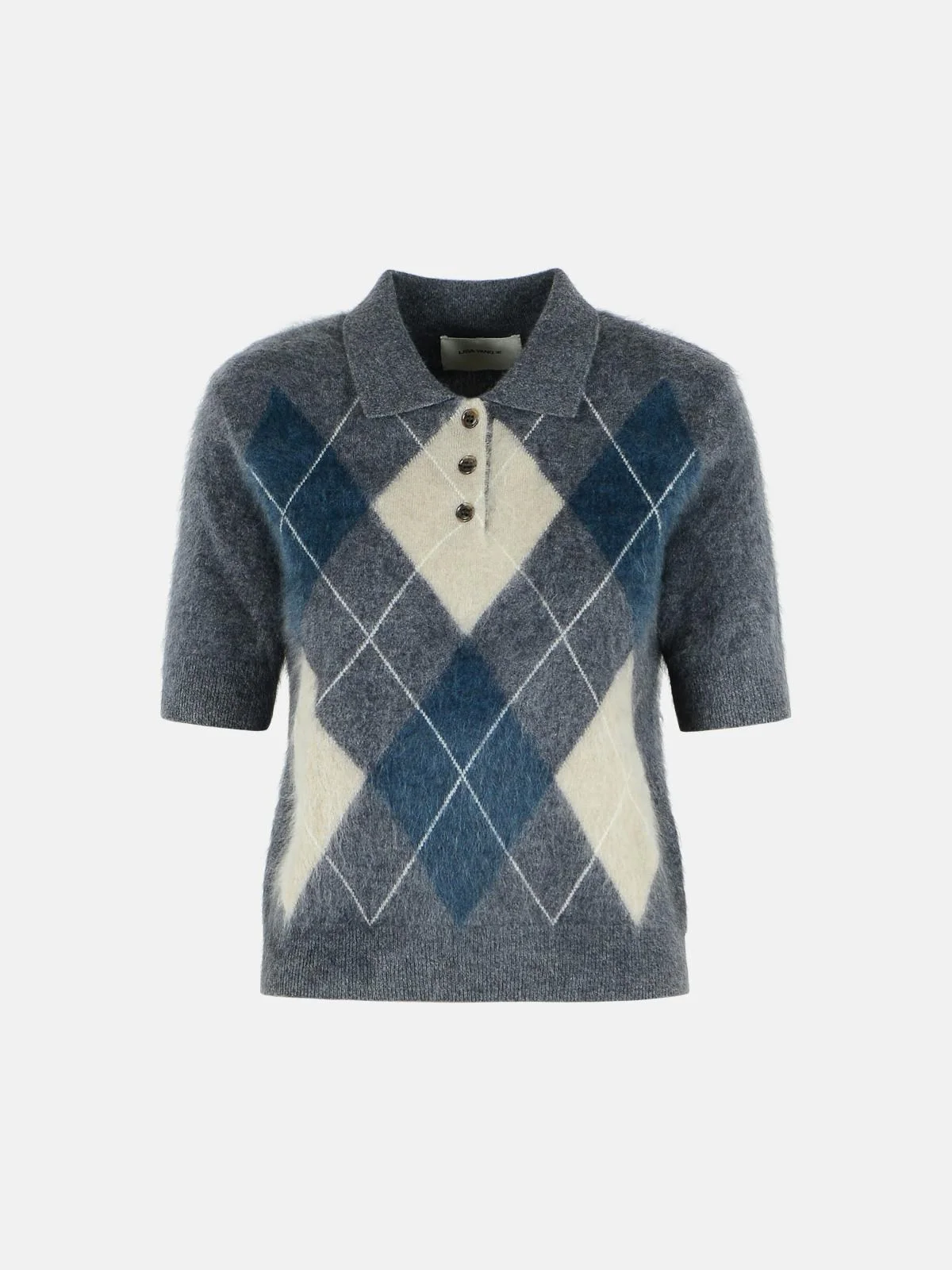 'GIOVANNA' GRAPHITE CASHMERE SWEATER - 1