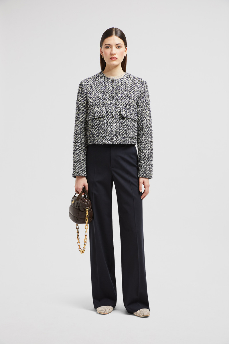 Moncler Dauphin Tweed Short Down Jacket outlook