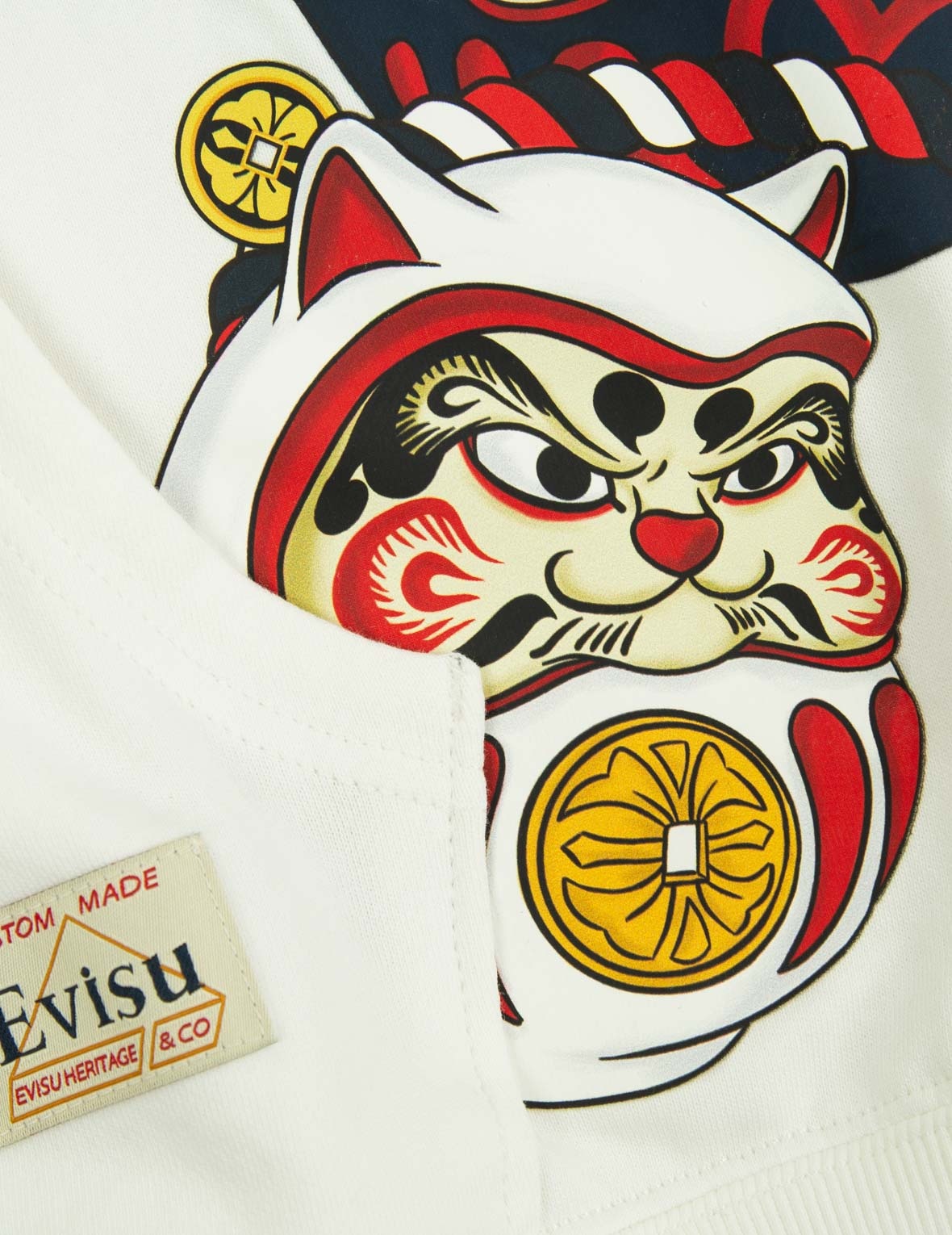 DARUMA BUDDIES PRINT HOODED SWEATSHIRT - 13