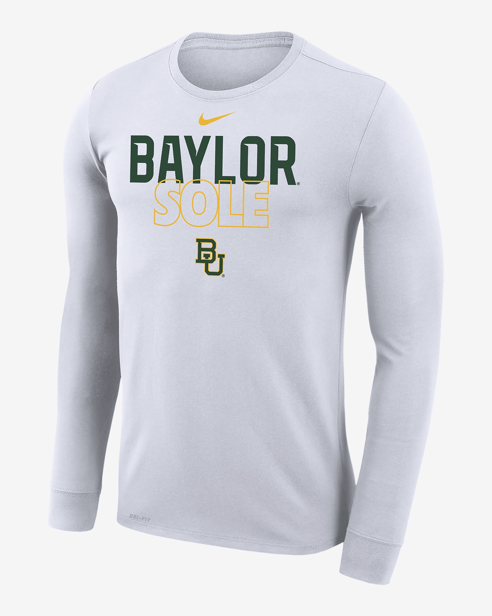 Baylor Legend Nike Men's Dri-FIT College Long-Sleeve T-Shirt - 1