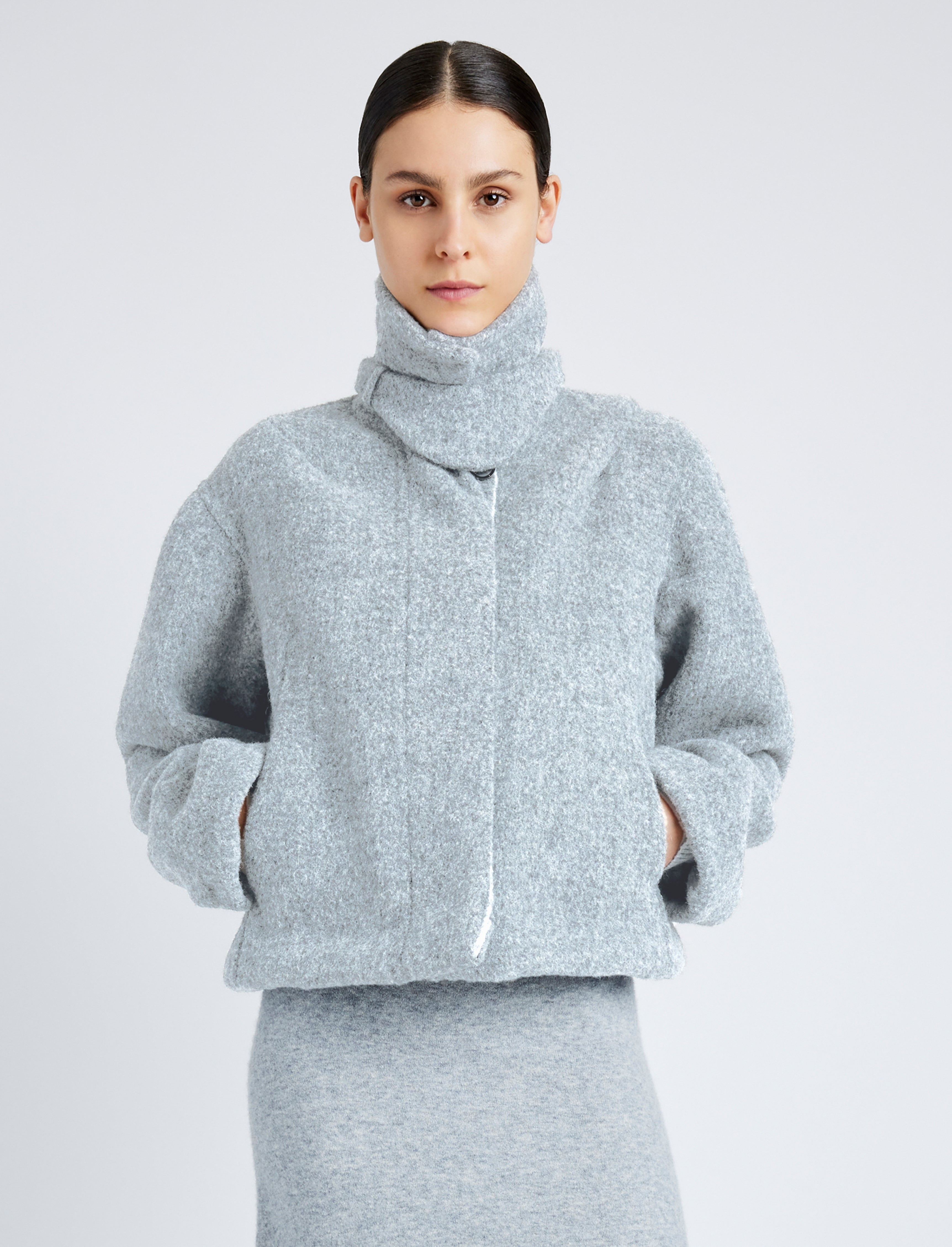 Darcy Jacket in Brushed Wool Cashmere - 2