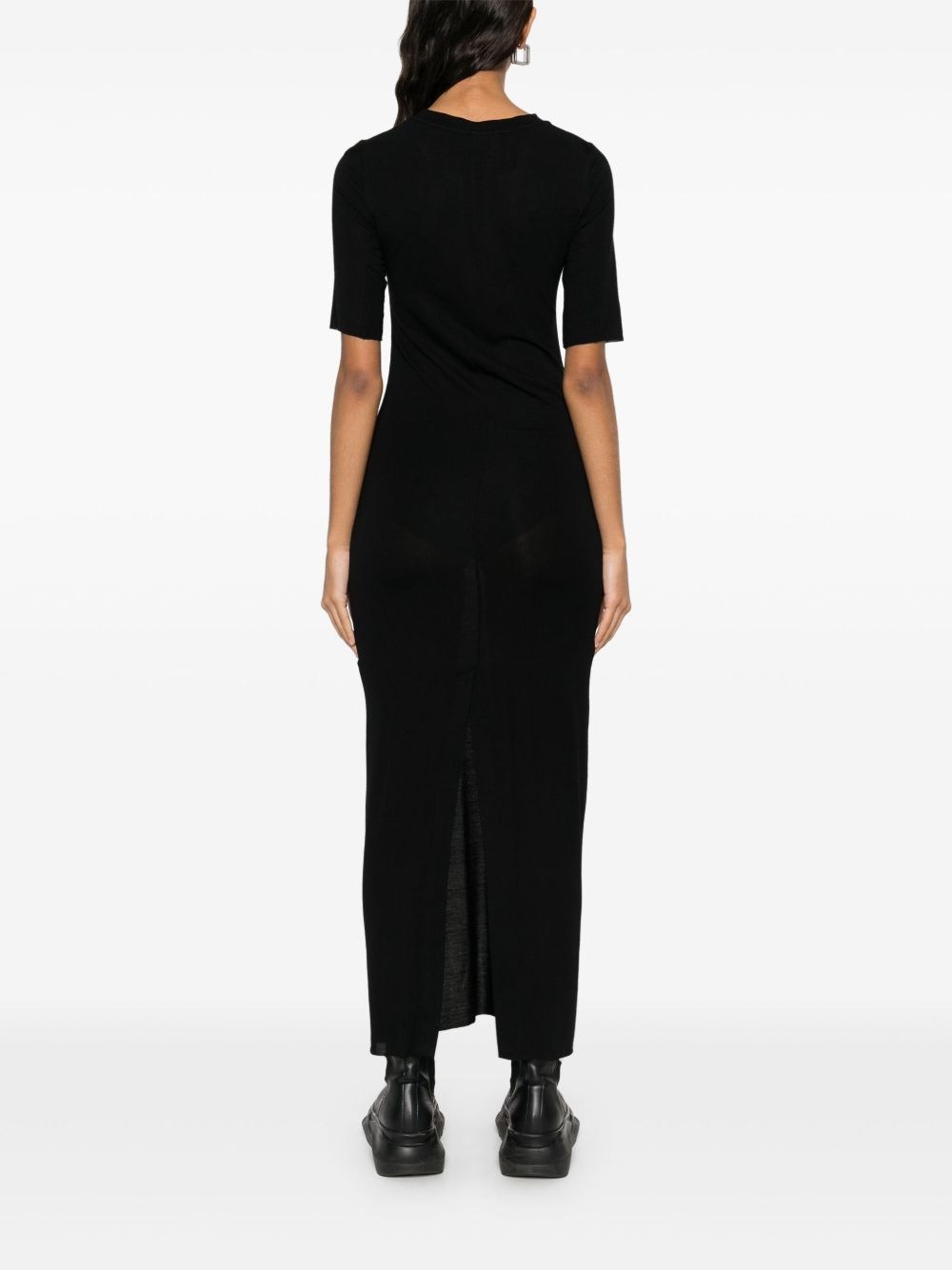 ribbed maxi dress - 4