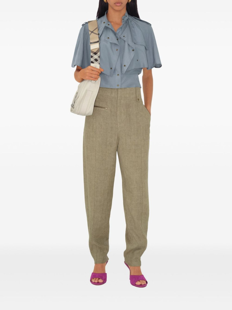 Burberry linen trousers outlook