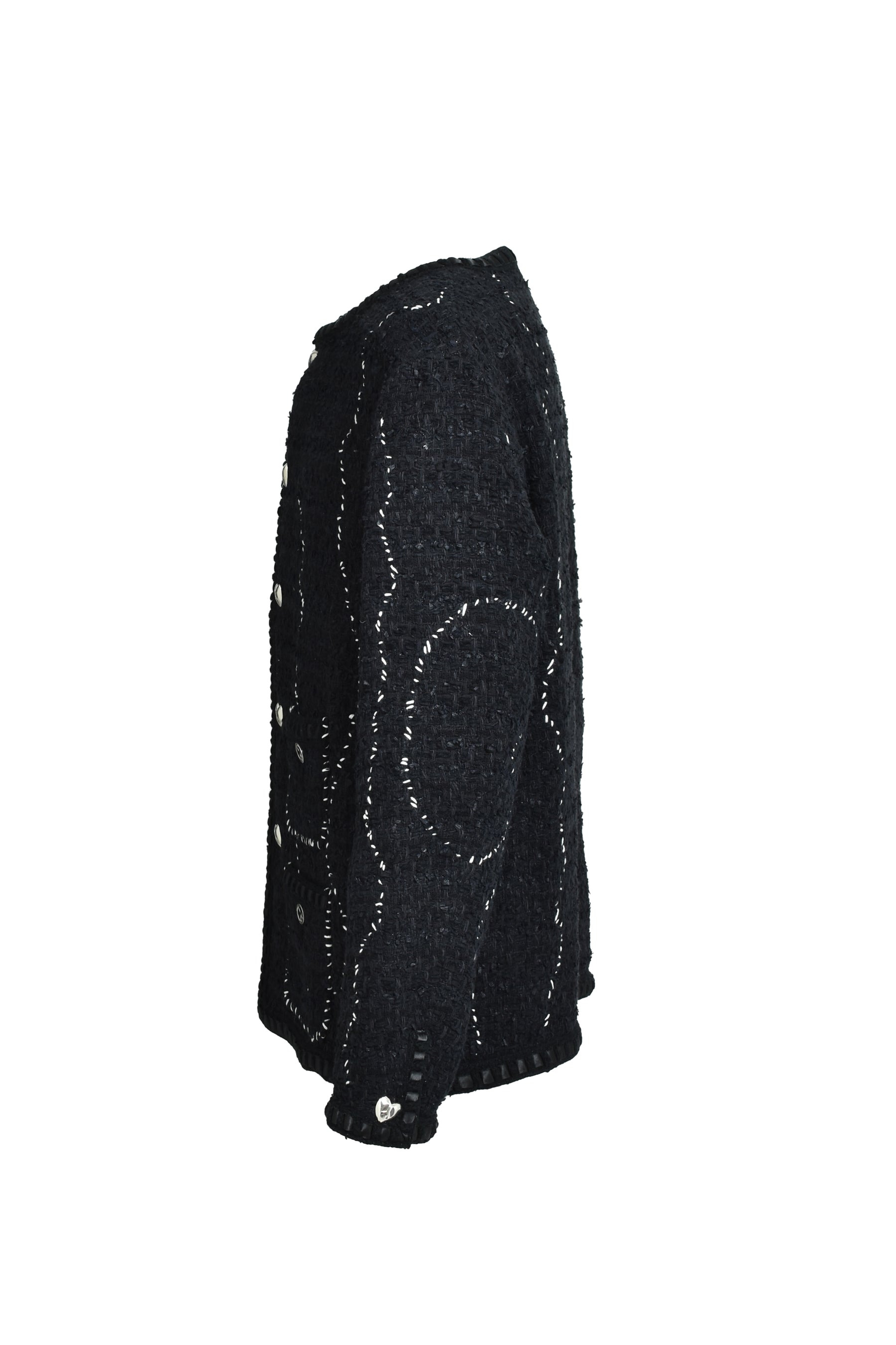 TWEED HOBO JACKET / BLK - 7