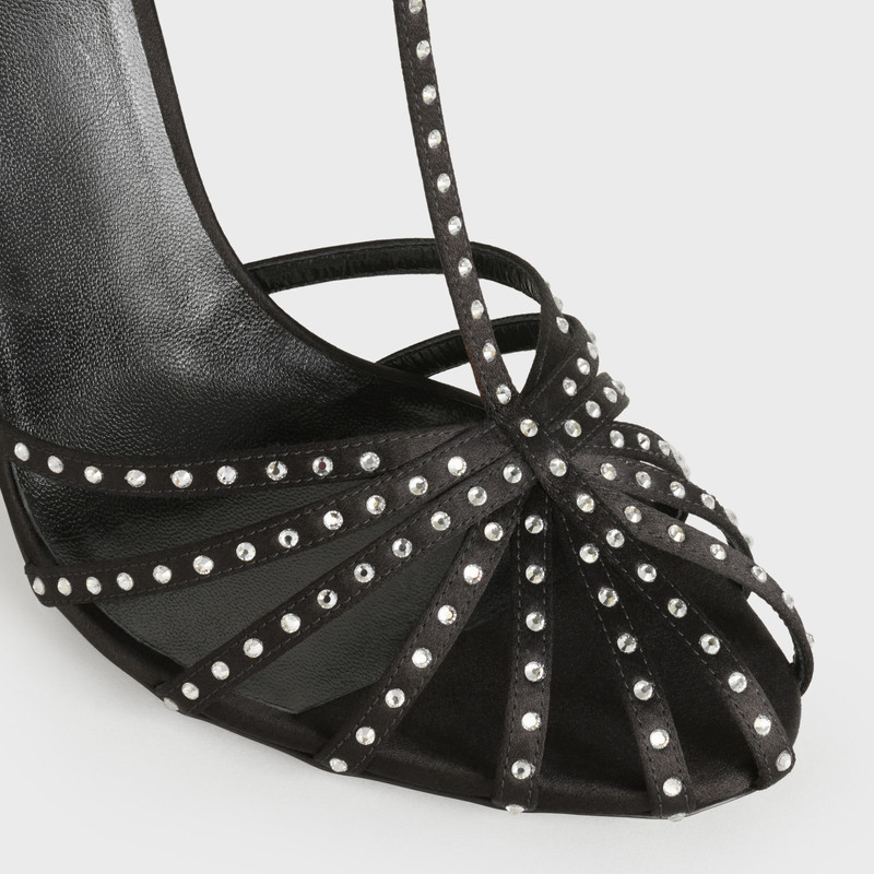 CLAUDE SANDAL IN SATIN 4