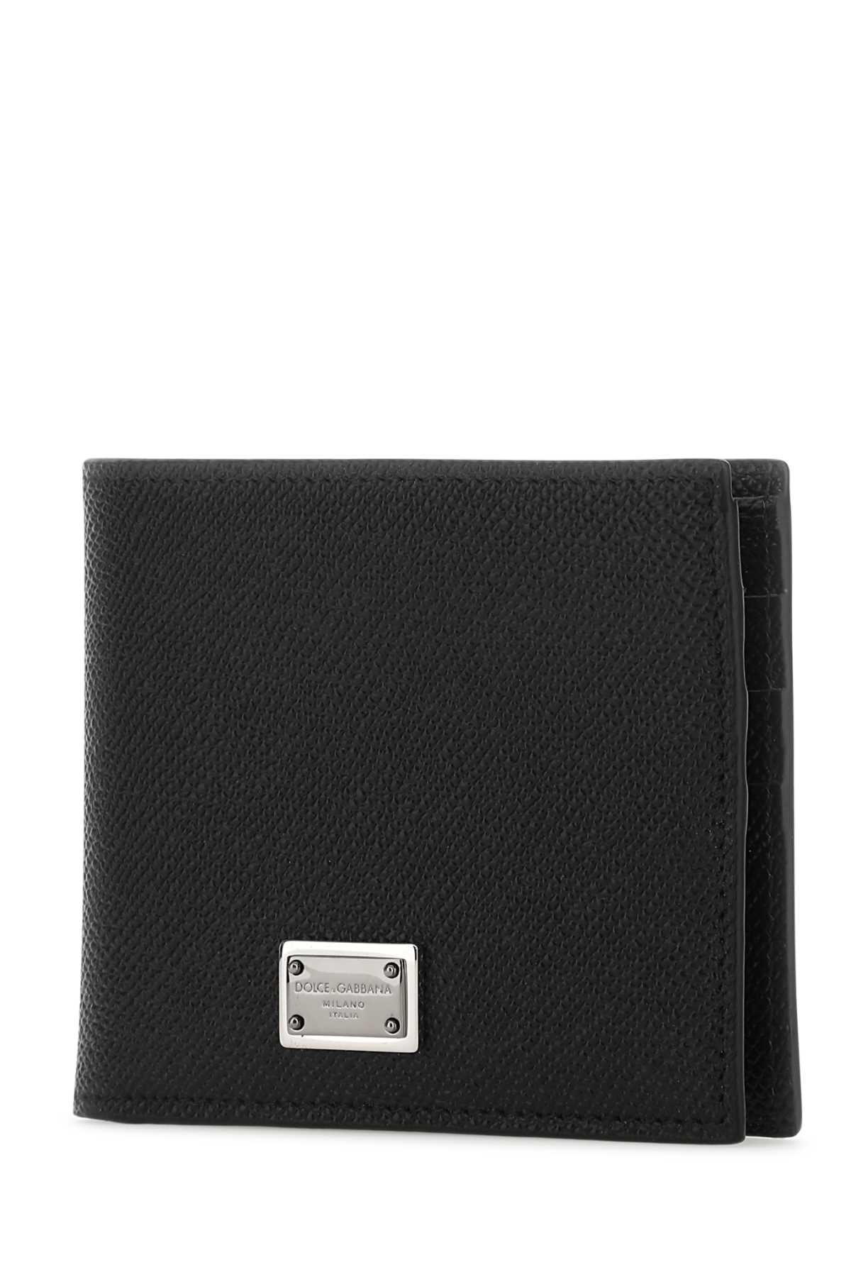 Dolce & Gabbana Men Black Leather Wallet - 2