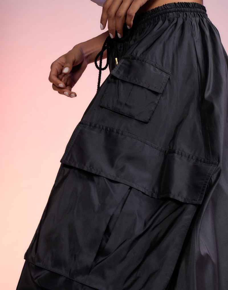 Taffeta Cargo Skirt 8