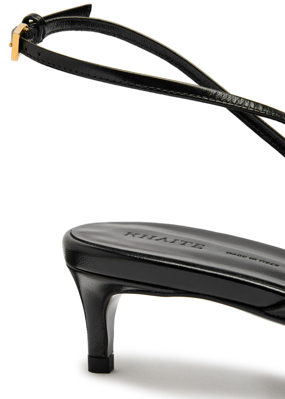 Khaite Loop 35 Leather Sandals - 4