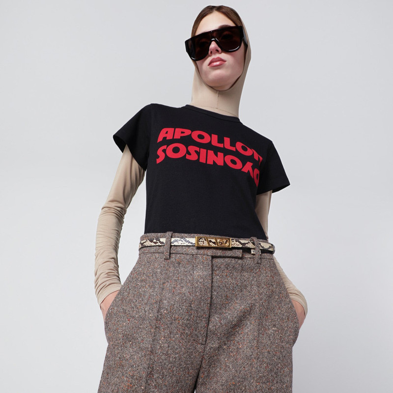 Valentino Volgo Signature python belt outlook