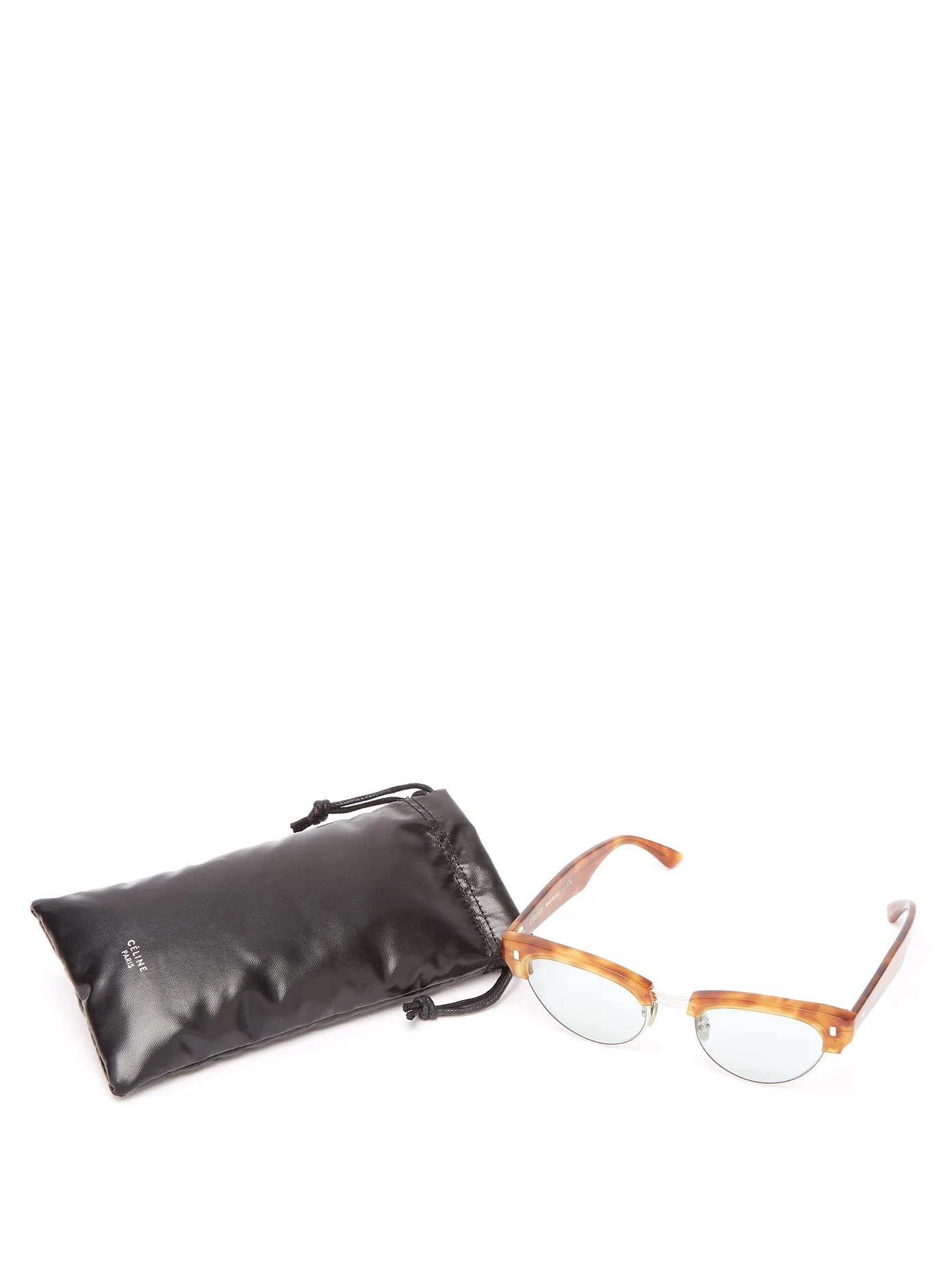 Cat-eye tortoiseshell-acetate sunglasses - 4