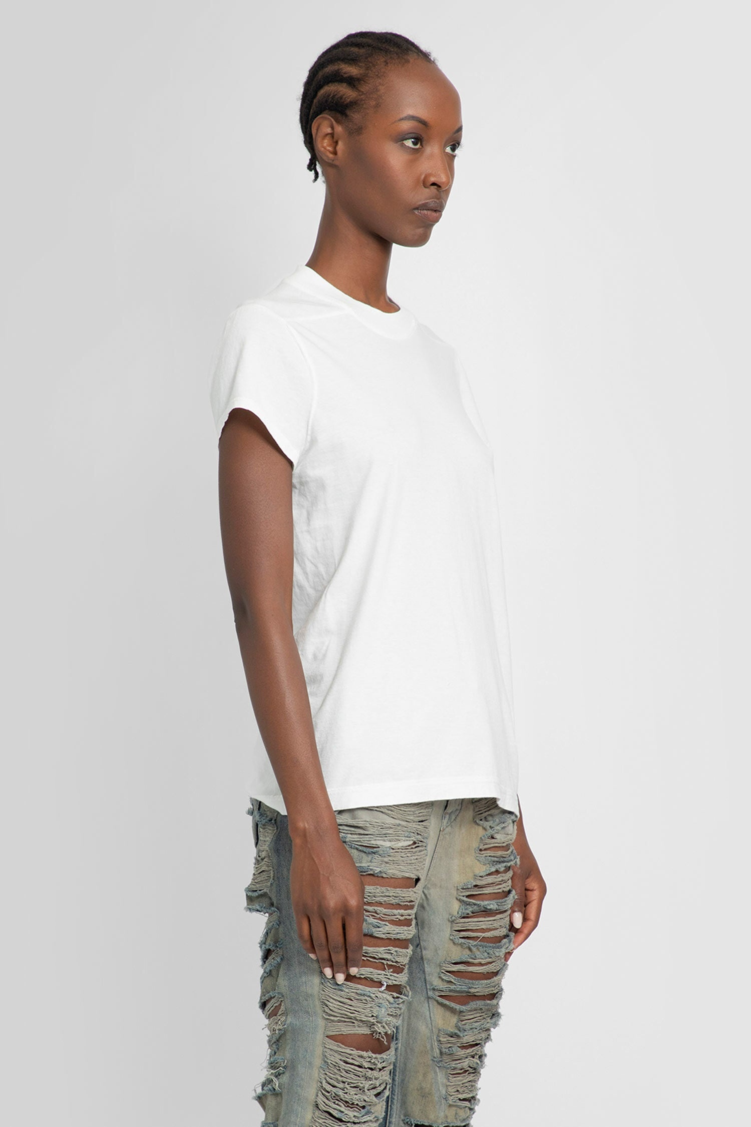 RICK OWENS WOMAN WHITE T-SHIRTS - 2