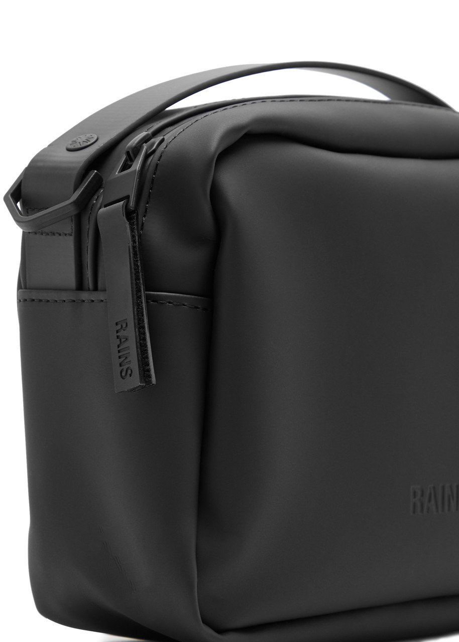 Box rubberised top handle bag - 3
