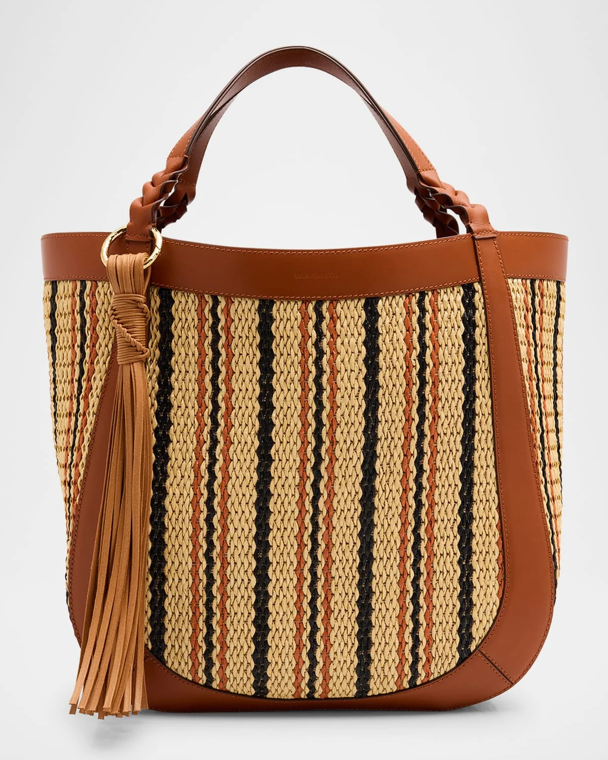 Albers Multicolor Woven Tote Bag - 1