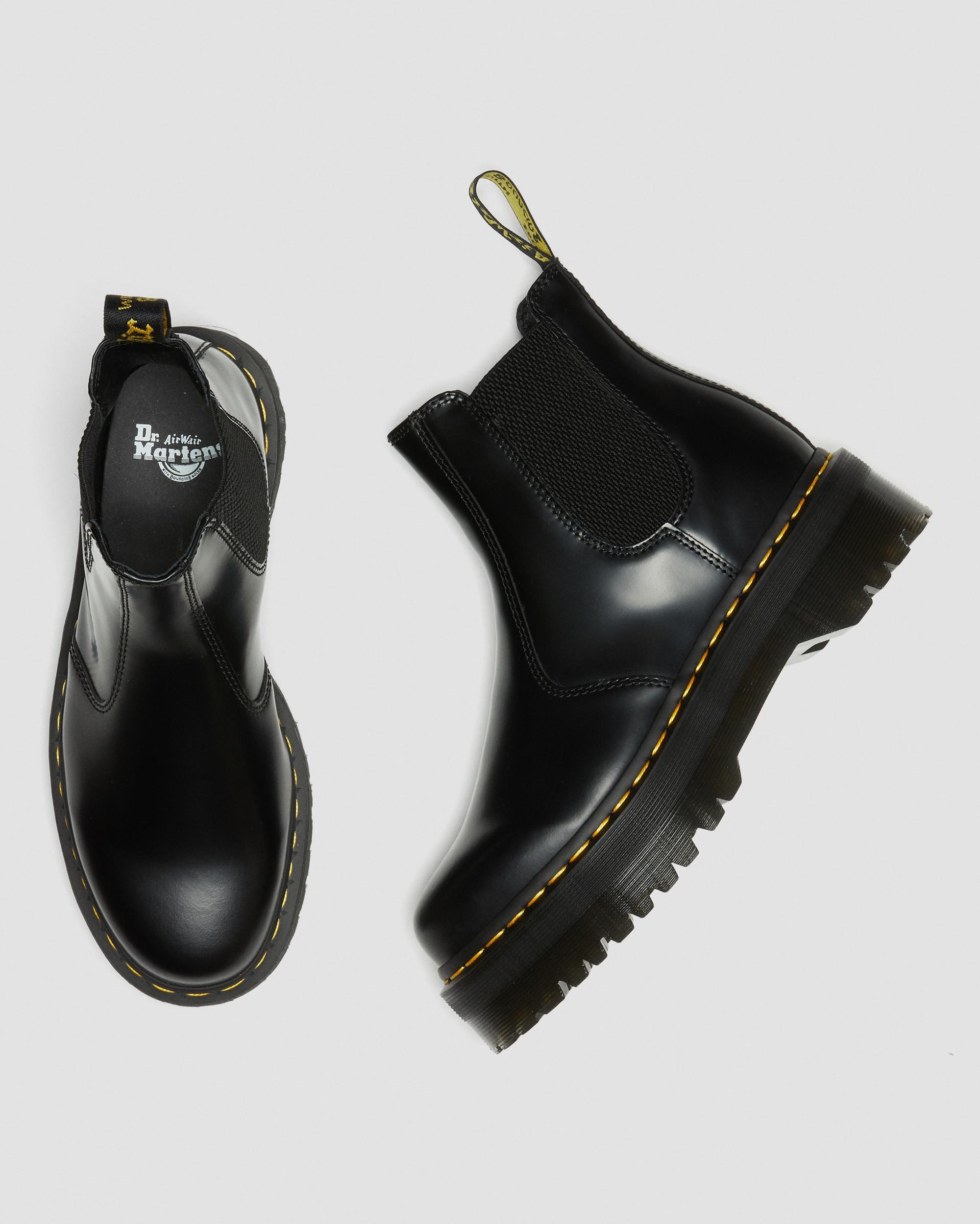 2976 Smooth Leather Platform Chelsea Boots - 2
