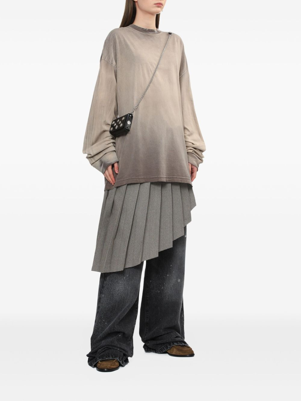 ombre long-sleeve top - 2