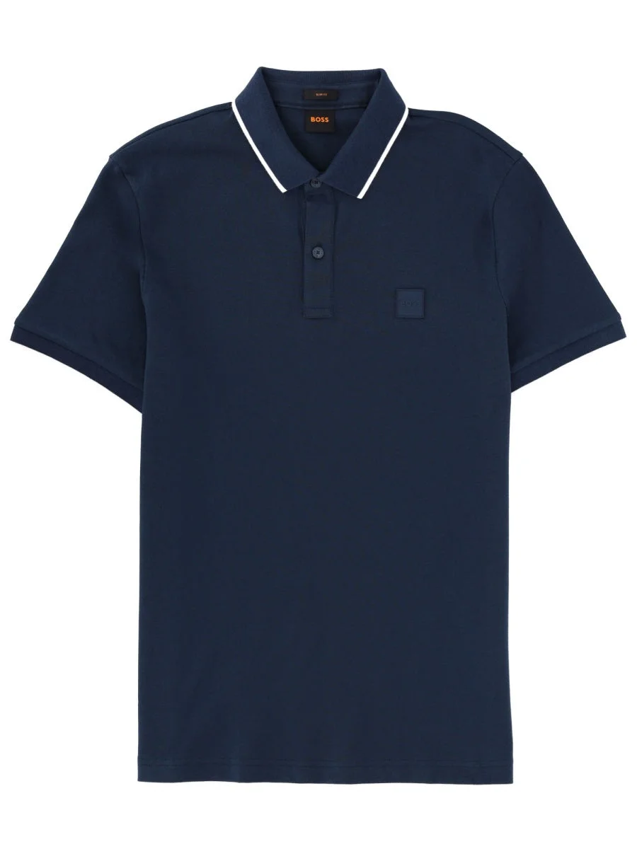 Boss Men Polo With Logo - 1