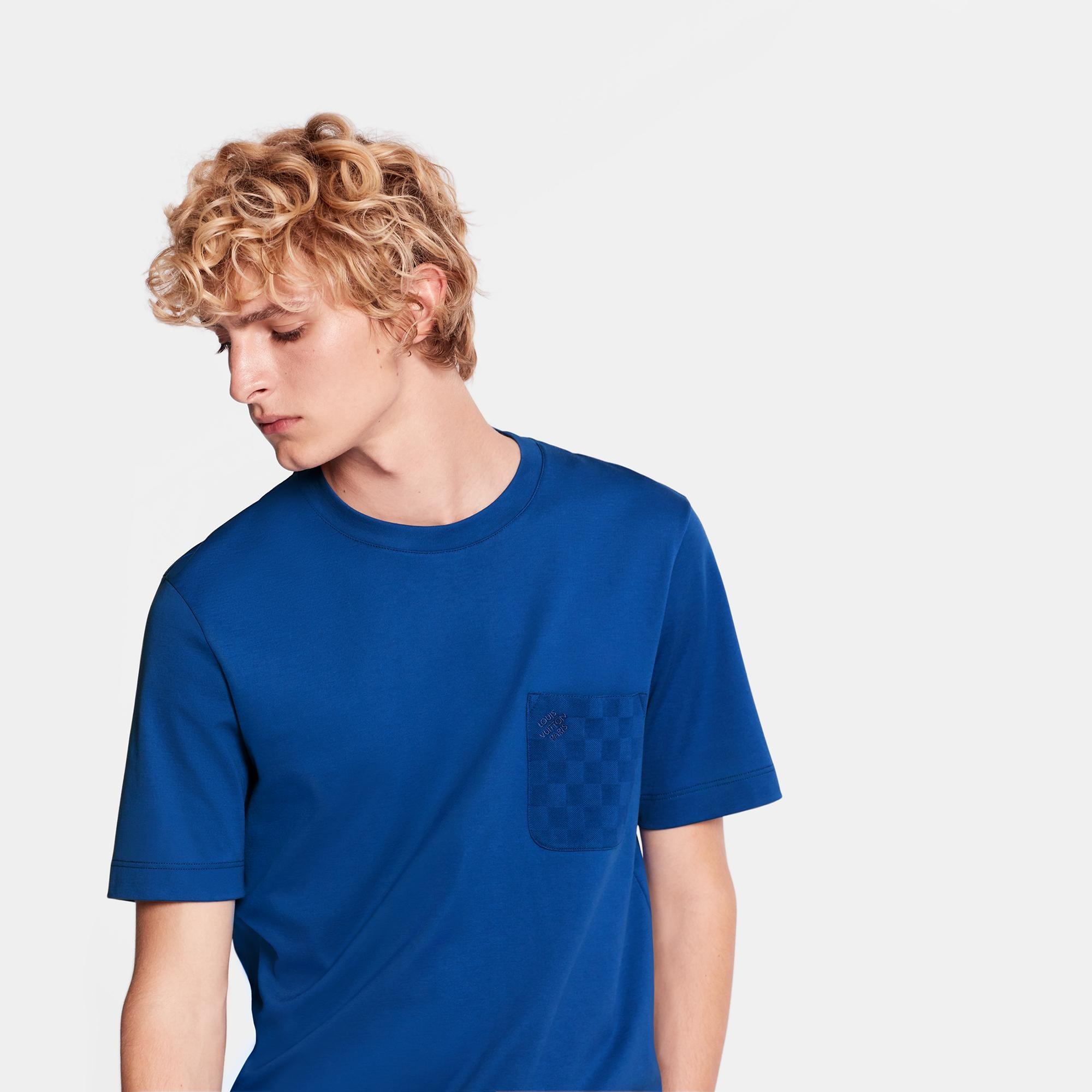 Damier Pocket Crew Neck T-shirt - 4