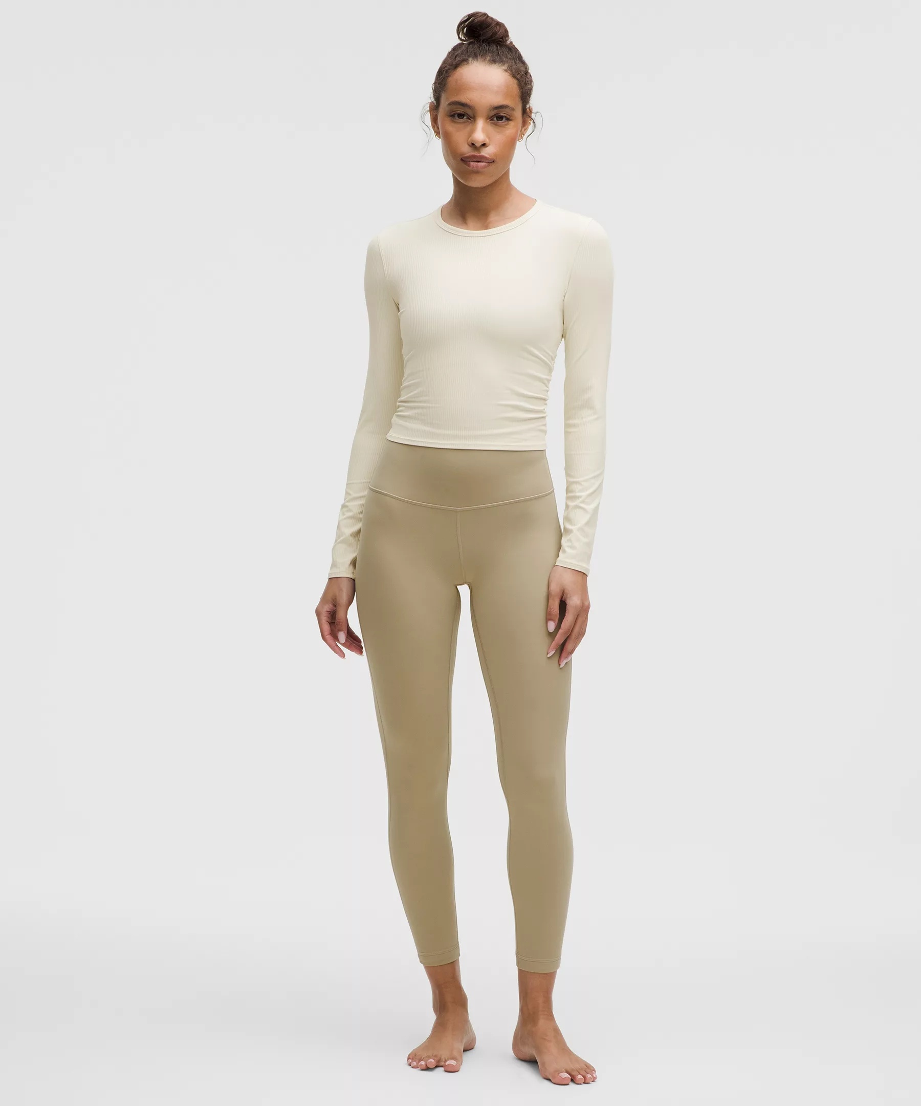 All It Takes Back-Twist Ribbed Long-Sleeve Shirt - 2