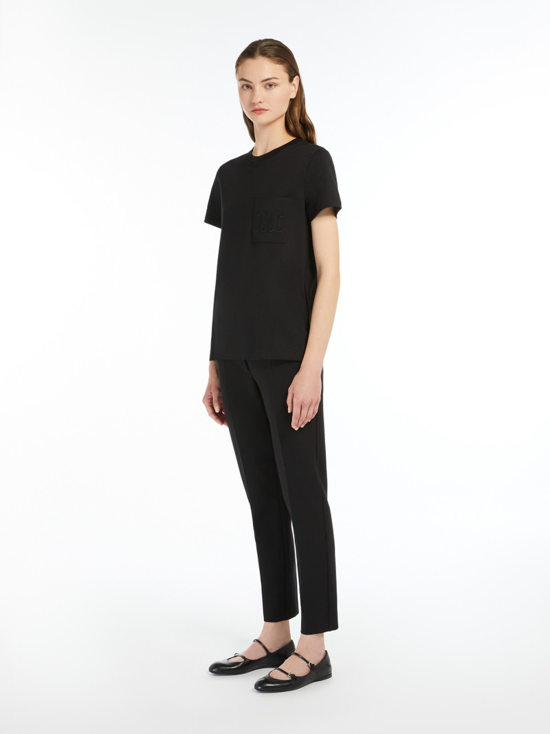 Max Mara PAPAIA Cotton jersey T-shirt outlook