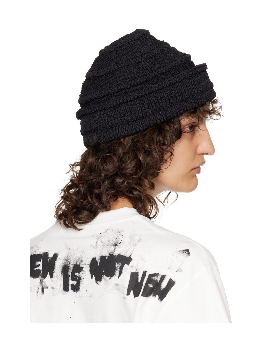 Black Montblanc Beanie - 3
