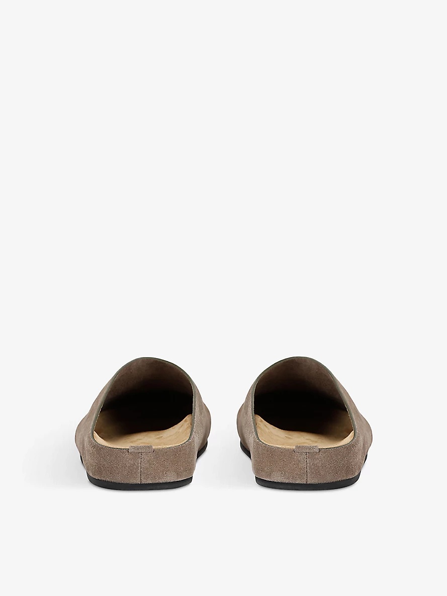 Hugo slip-on suede clogs - 4