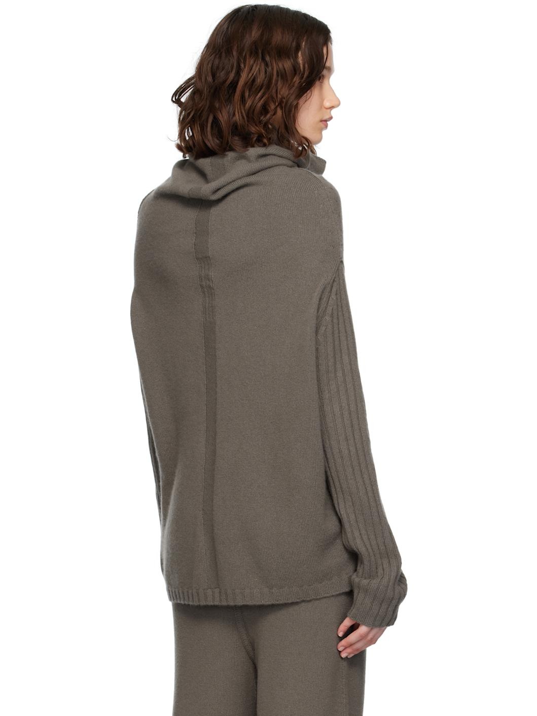 Gray Concordians Rasato Cashmere Knit Turtleneck - 3