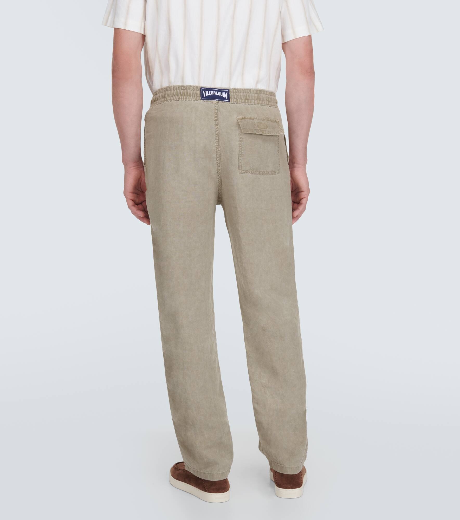 Pacha linen straight pants - 4