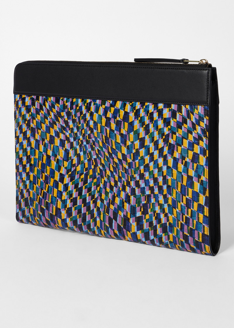 Paul Smith 'Abstract Checkerboard' Document Case outlook