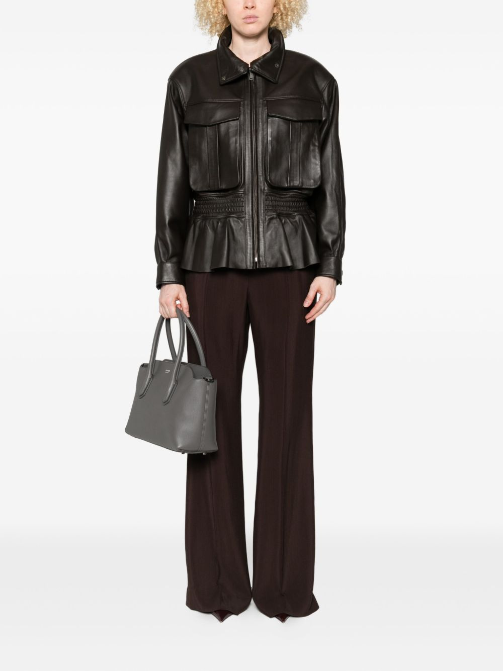 side-seam drawstring trousers - 2