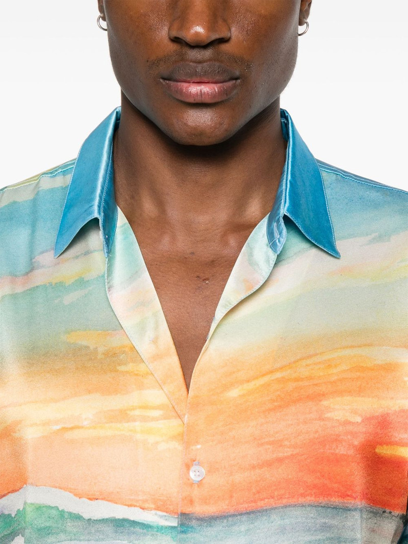 abstract-print silk shirt 5