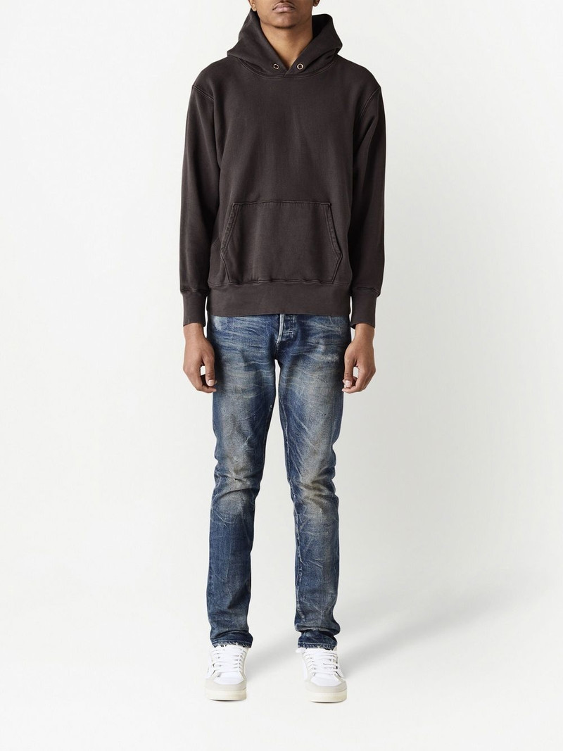 LES TIEN pouch cotton hoodie outlook