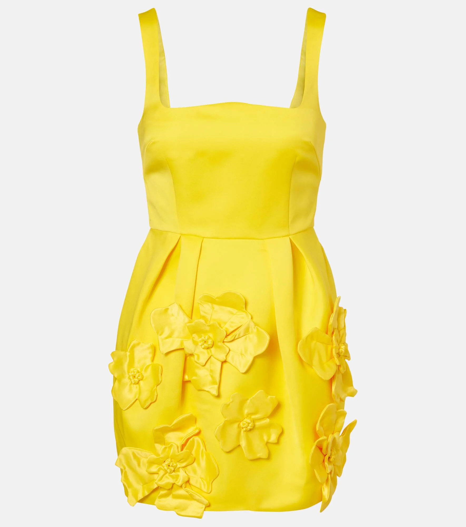 Piper floral-appliqué minidress - 1