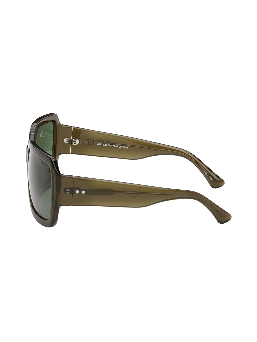 Khaki Linda Farrow Edition Oversized Sunglasses - 3
