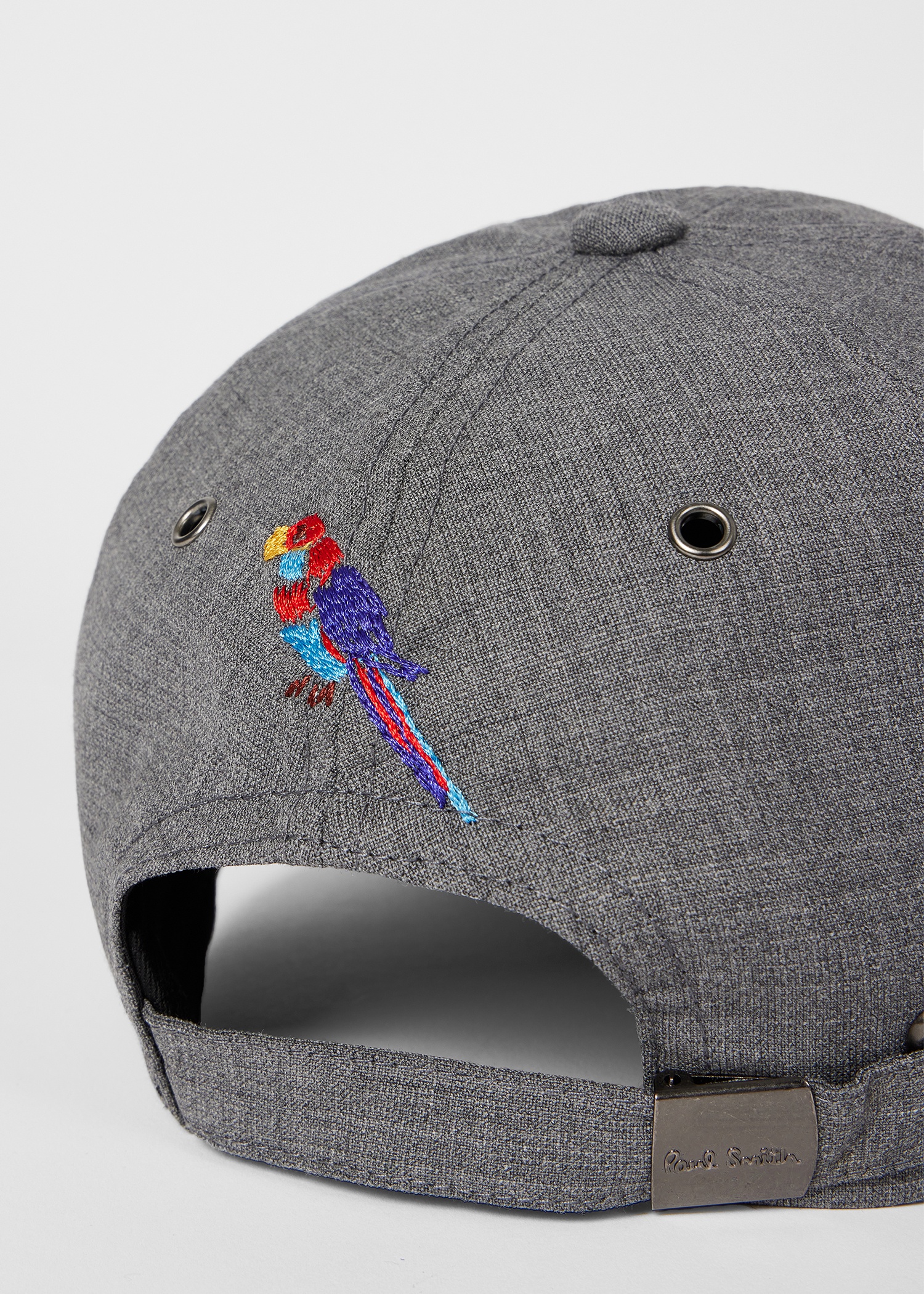 Grey 'Parrot' Baseball Cap - 3