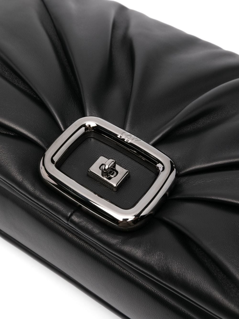 pleated shoulder bag - 4