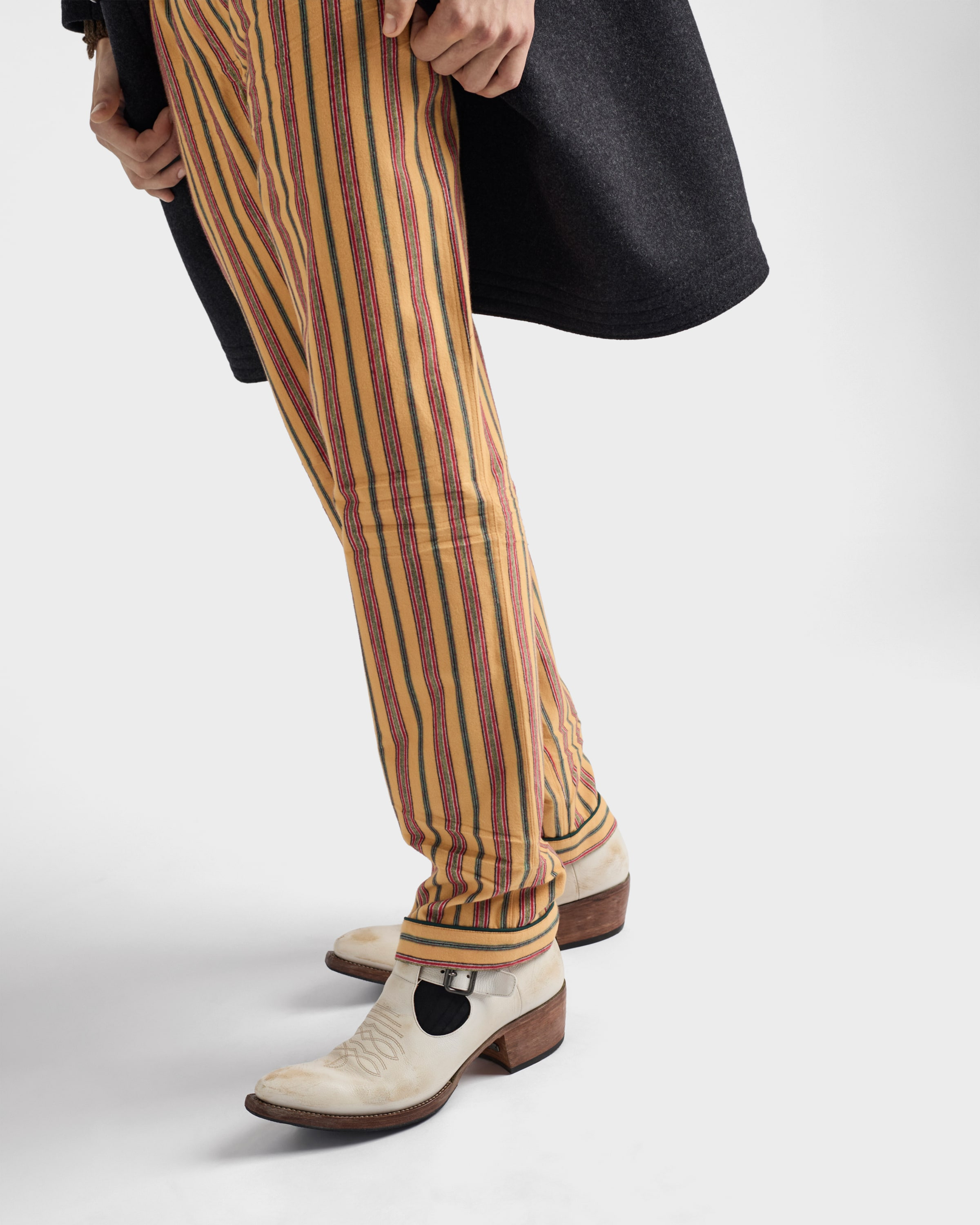 Striped cotton pants - 4