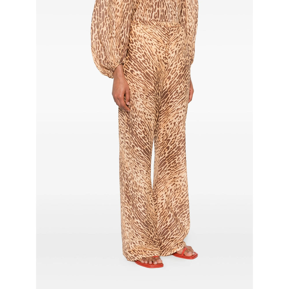 Zimmermann Neutrals Trousers - Palazzo Pants Women - 3