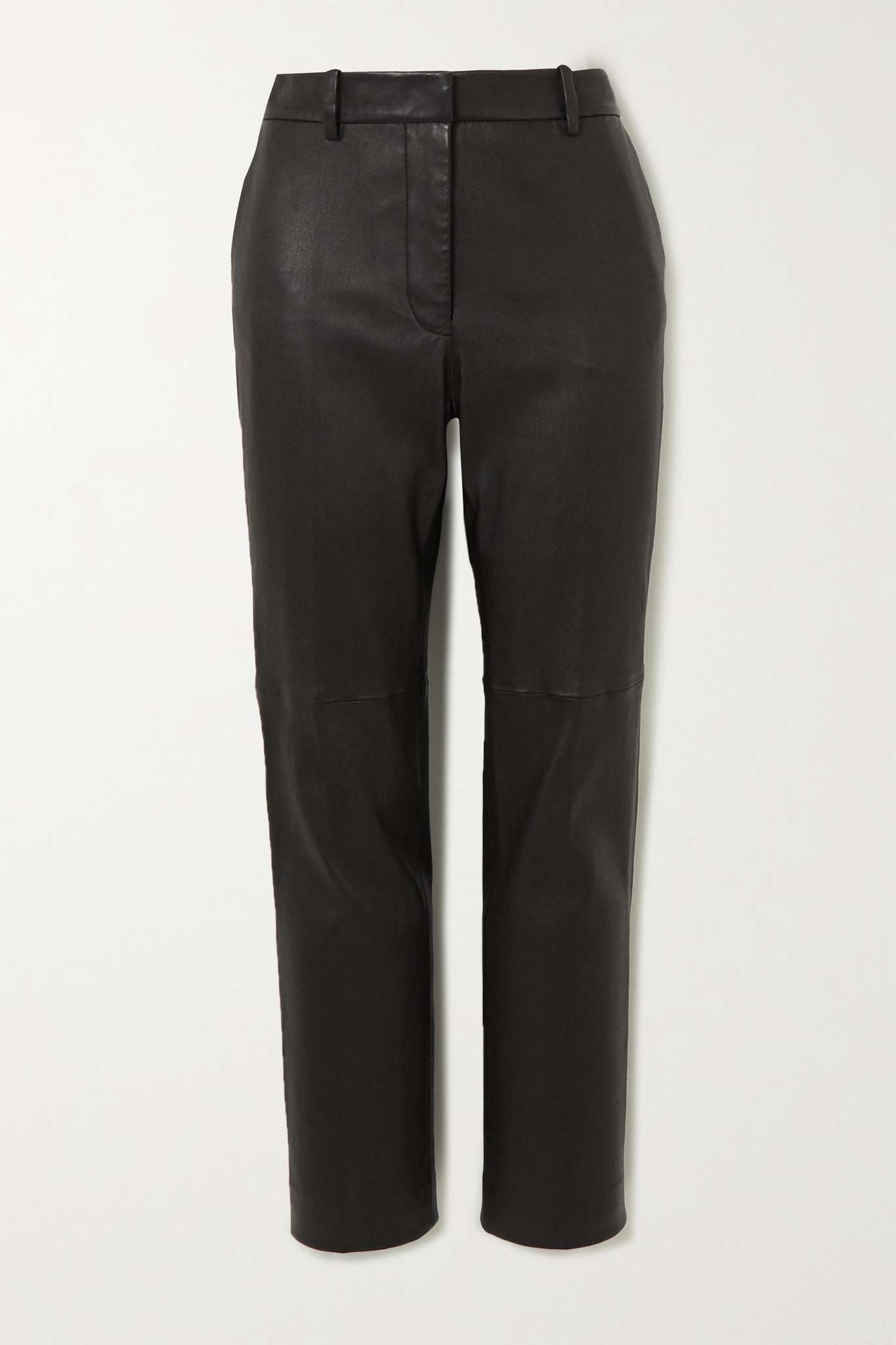 Coleman leather slim-fit pants - 1