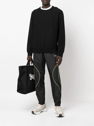 adidas contrasting-trim detail track pants outlook