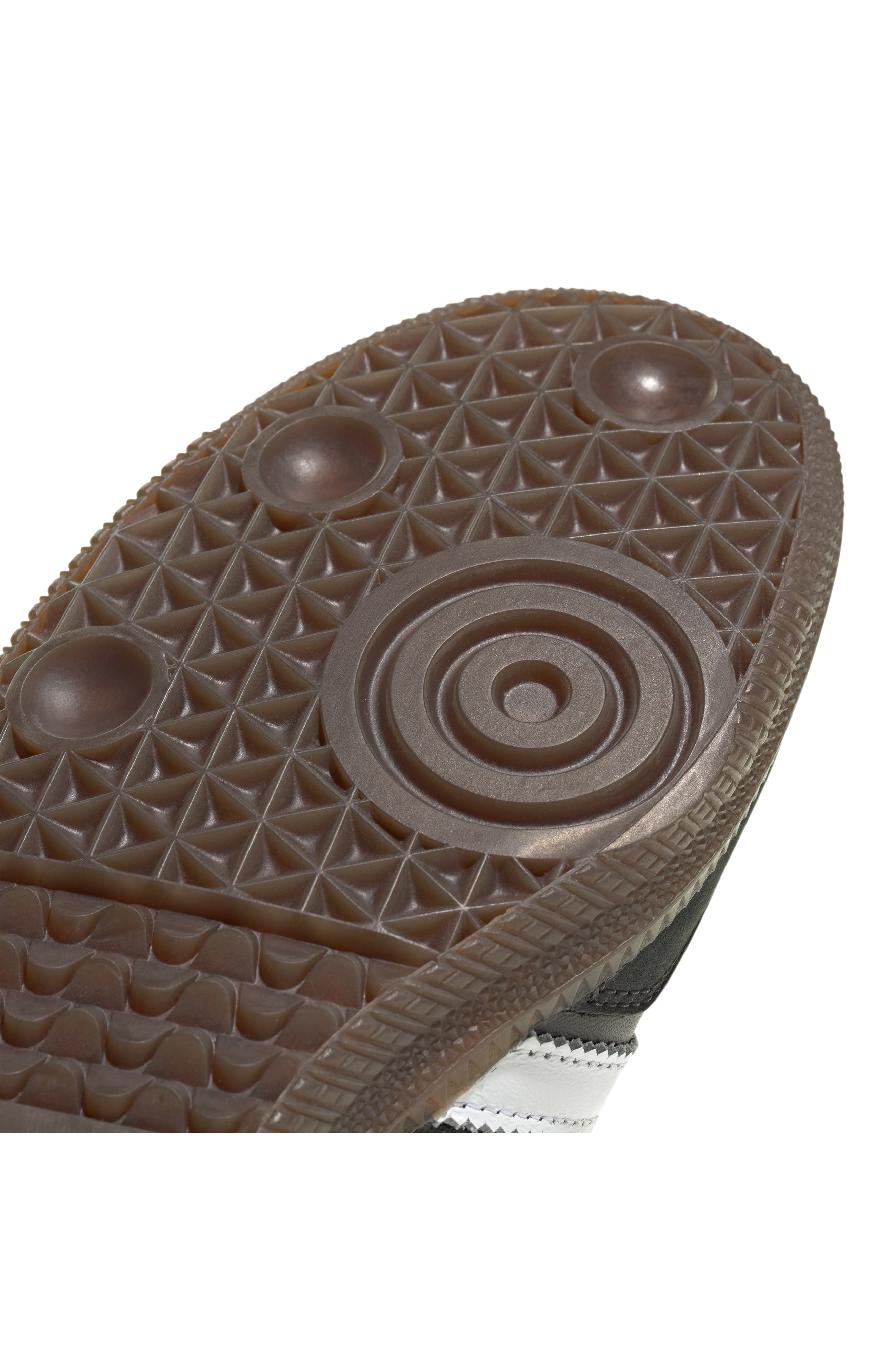 adidas x Jeremy Scott Samba OG Sneaker in Black/White/Gum at Nordstrom - 7