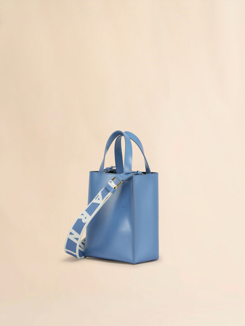 MUSEO MINI BAG IN TURQUOISE LEATHER - 2