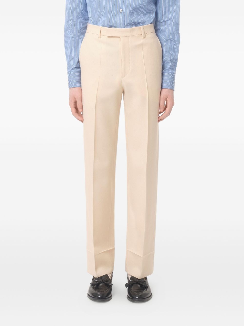 virgin wool chino trousers - 3