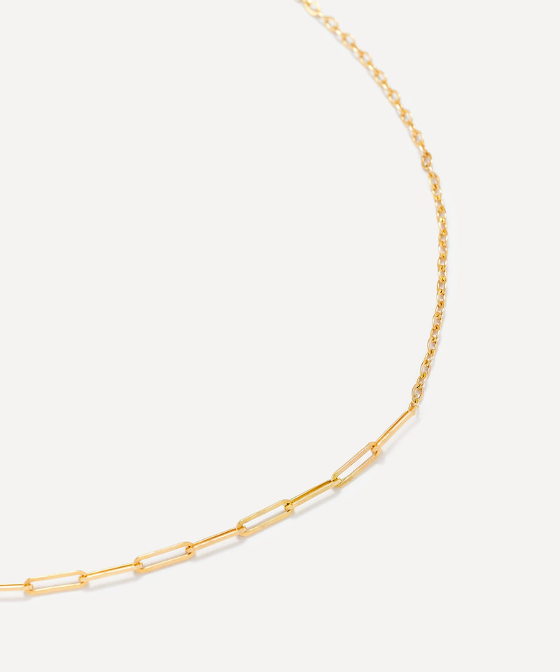 Yvonne Léon 18ct Gold Solitaire Nu Chain Bracelet outlook